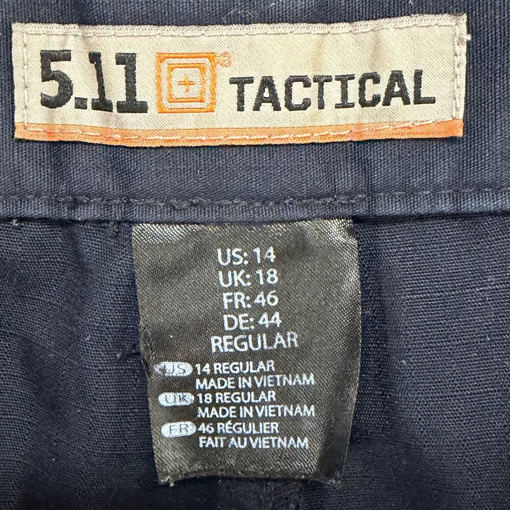 5.11 Tactical Taclite Pro Ripstop Pant 14 Dark Blue Rugged Utility Cargo Work - Picture 11 of 15